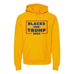 Black For Trump 2024 Premium Hoodie