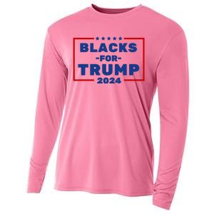 Black For Trump 2024 Cooling Performance Long Sleeve Crew