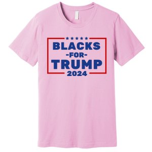 Black For Trump 2024 Premium T-Shirt