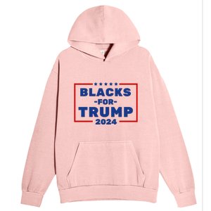 Black For Trump 2024 Urban Pullover Hoodie