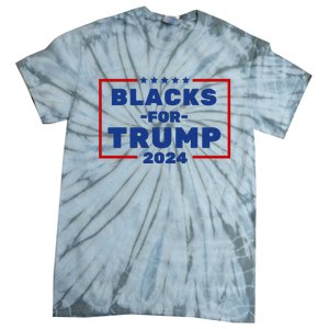 Black For Trump 2024 Tie-Dye T-Shirt