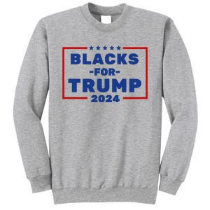 Black For Trump 2024 Sweatshirt