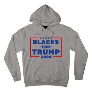 Black For Trump 2024 Tall Hoodie