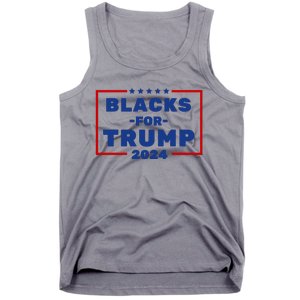 Black For Trump 2024 Tank Top