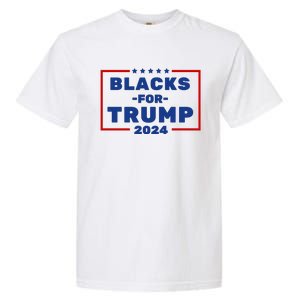 Black For Trump 2024 Garment-Dyed Heavyweight T-Shirt