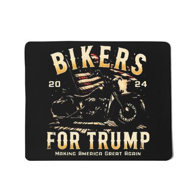 Biker For Trump 2024 Mousepad