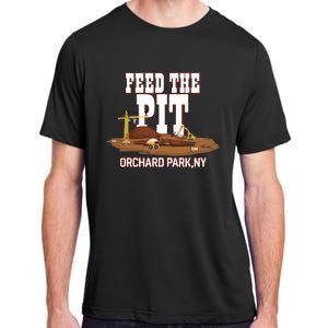 Buffaclothes Feed The Pit Orchard Park Ny Adult ChromaSoft Performance T-Shirt