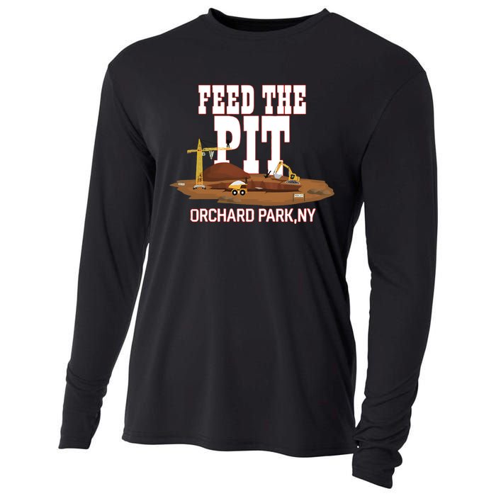 Buffaclothes Feed The Pit Orchard Park Ny Cooling Performance Long Sleeve Crew