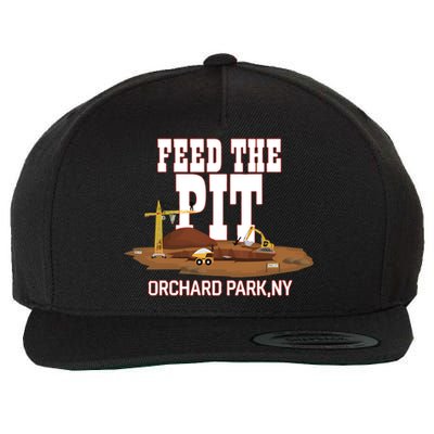 Buffaclothes Feed The Pit Orchard Park Ny Wool Snapback Cap