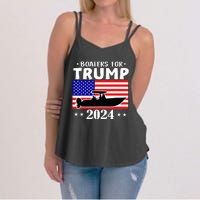 Boaters For Trump 2024 Vintage Pro Trump 2024 Election Women's Strappy Tank