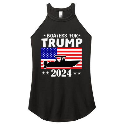 Boaters For Trump 2024 Vintage Pro Trump 2024 Election Women's Perfect Tri Rocker Tank