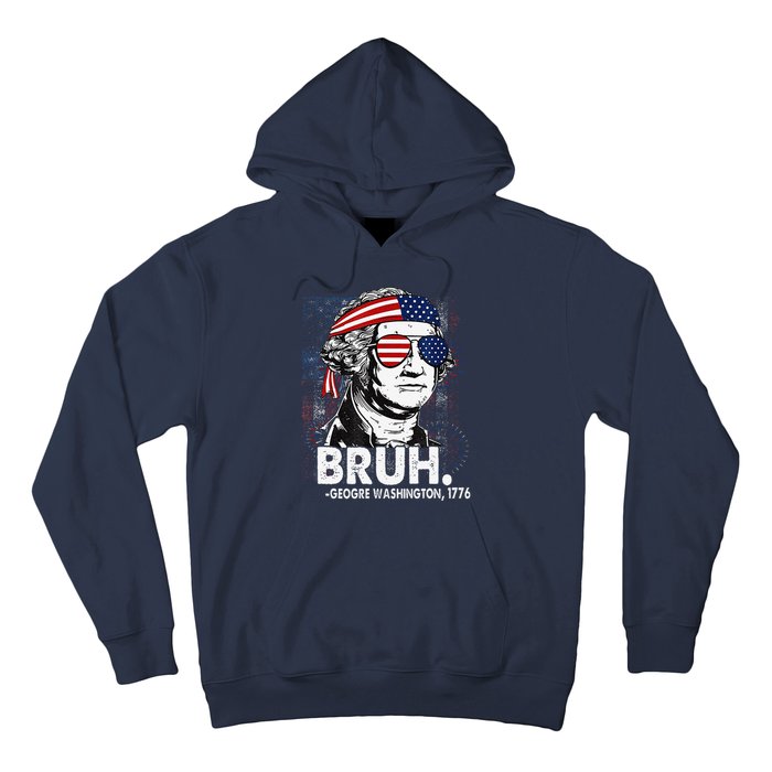 Bruh Funny Us Presidents History Hoodie