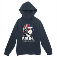 Bruh Funny Us Presidents History Urban Pullover Hoodie