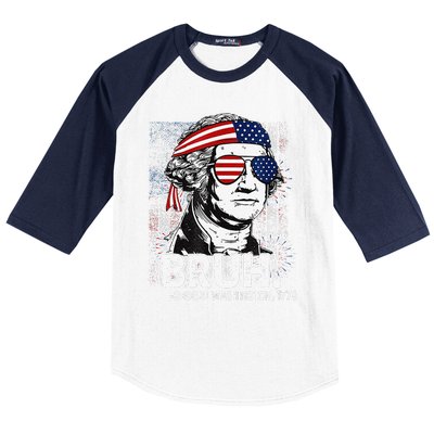 Bruh Funny Us Presidents History Baseball Sleeve Shirt