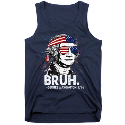 Bruh Funny Us Presidents History Tank Top