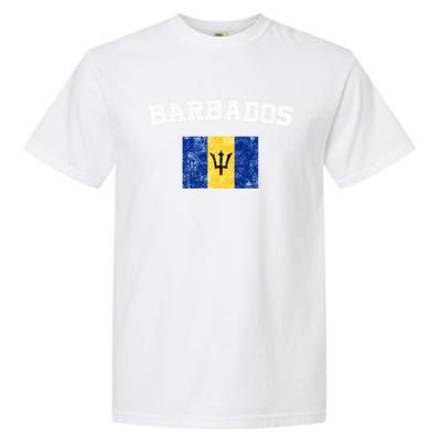 Barbadian Flag Vintage Barbados Garment-Dyed Heavyweight T-Shirt