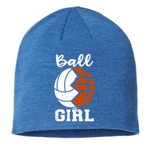 Ball Funny Volleyball Basketball Gift Sustainable Beanie