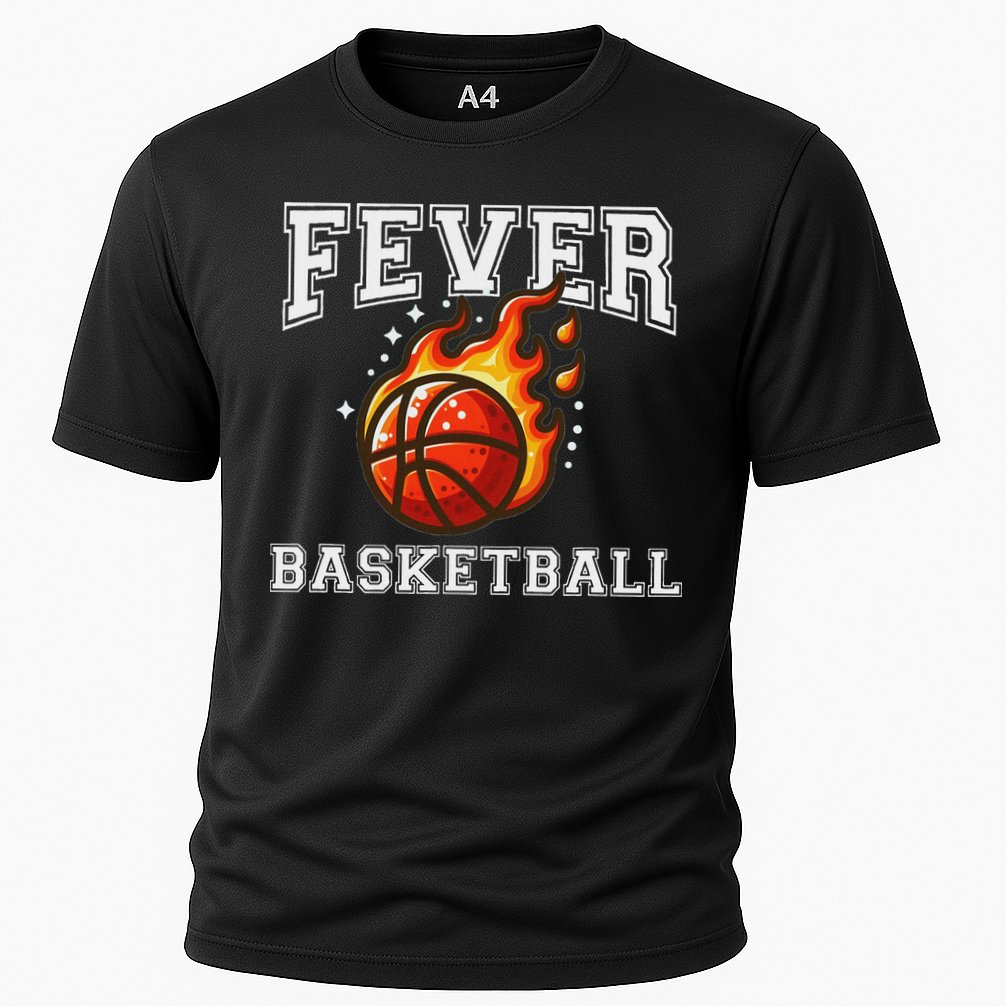 Basketball Fever Vintage Cooling Performance Crew T-Shirt