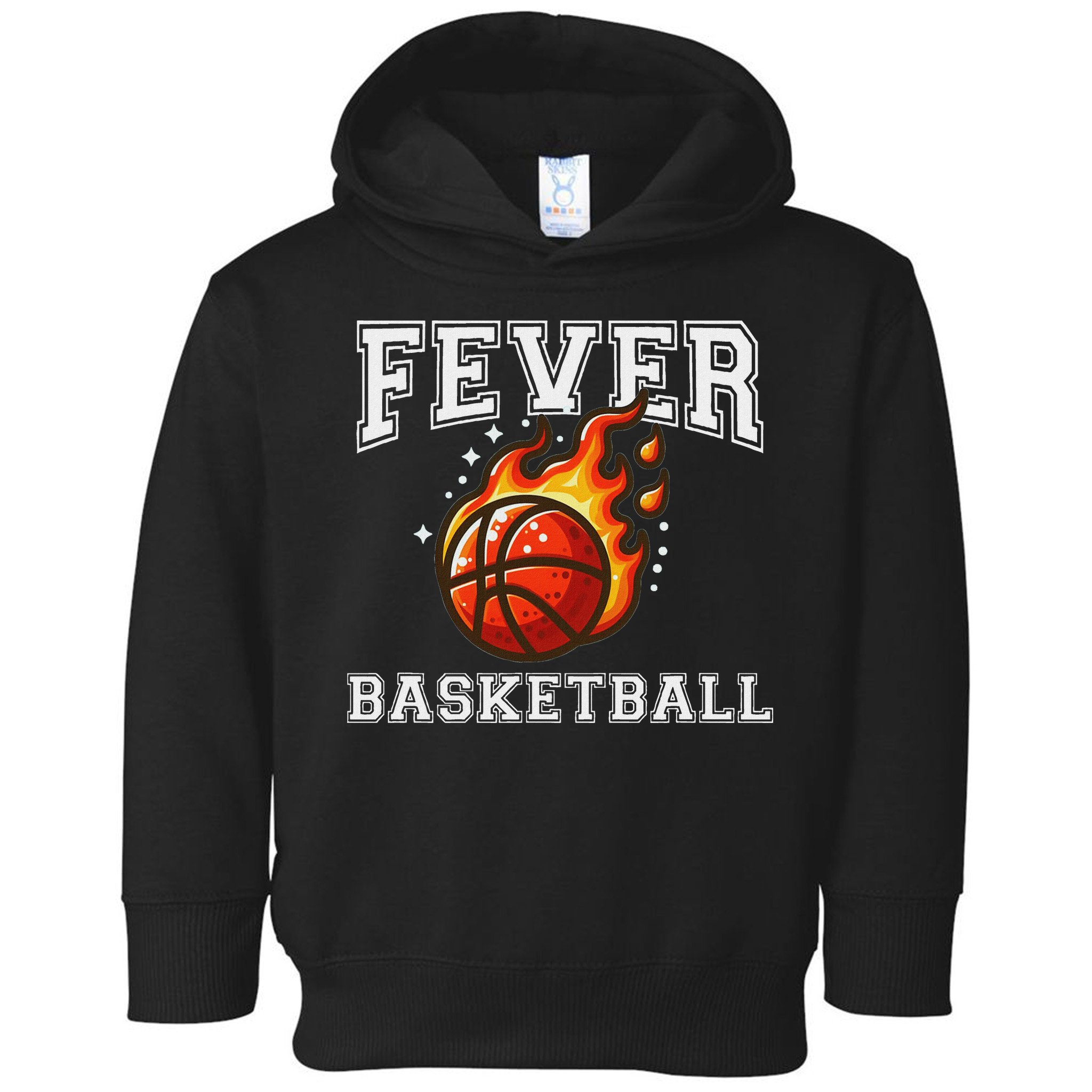 Basketball Fever Vintage Toddler Hoodie