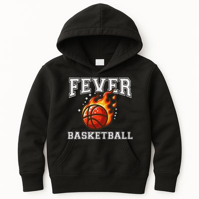 Basketball Fever Vintage Kids Hoodie