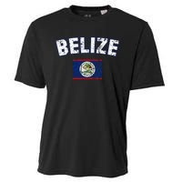 Belize Flag Vintage Belize Cooling Performance Crew T-Shirt