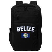 Belize Flag Vintage Belize Impact Tech Backpack