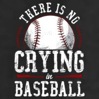 Baseball Fan Vintage There Is No Crying In Baseball Hat
