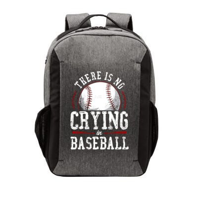 Baseball Fan Vintage There Is No Crying In Baseball Vector Backpack