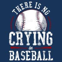 Baseball Fan Vintage There Is No Crying In Baseball Hoodie