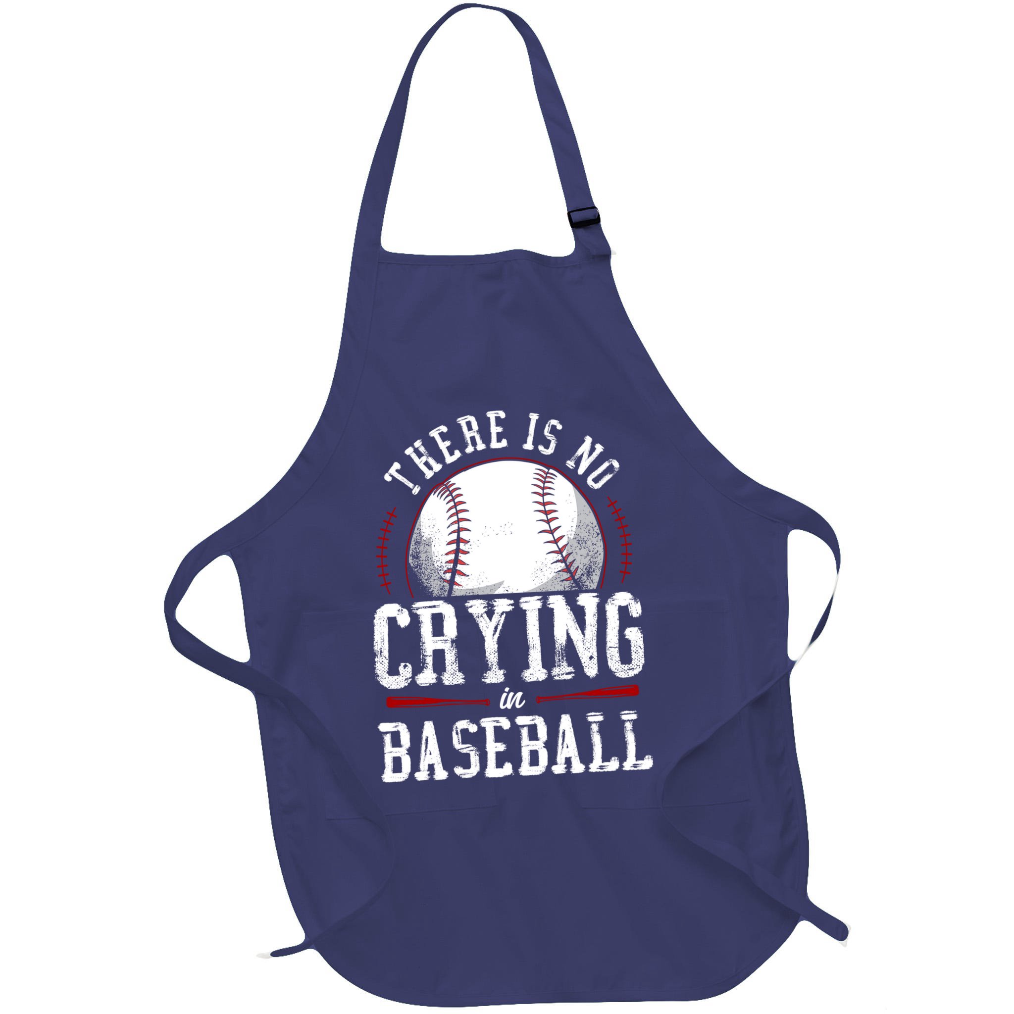 Baseball Fan Vintage There Is No Crying In Baseball Apron