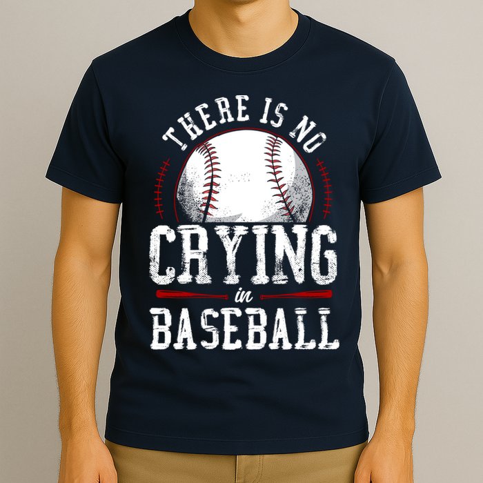 Baseball Fan Vintage There Is No Crying In Baseball T-Shirt