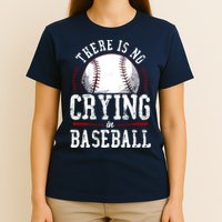 Baseball Fan Vintage There Is No Crying In Baseball T-Shirt