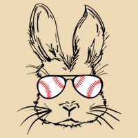 Bunny Face With Baseball Sunglasses Easter Day Gift Zip Tote Bag