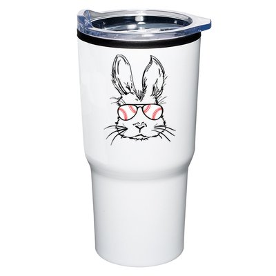 Bunny Face With Baseball Sunglasses Easter Day Gift Tumbler
