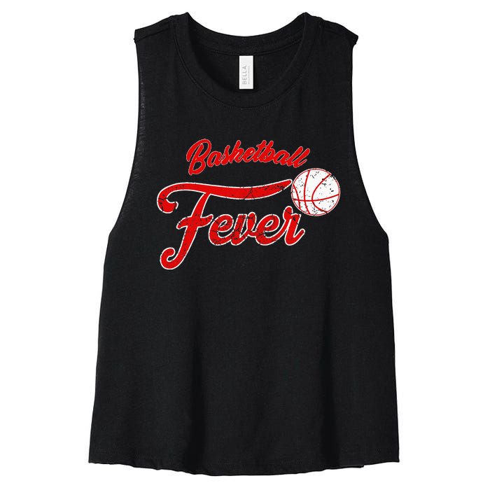 Basketball Fever Women Basketball Women's Racerback Cropped Tank