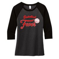 Basketball Fever Women Basketball Women's Tri-Blend 3/4-Sleeve Raglan Shirt