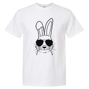 Bunny Face With Sunglasses Easter Day Garment-Dyed Heavyweight T-Shirt