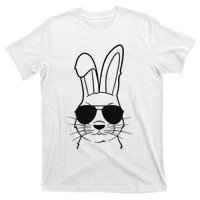 Bunny Face With Sunglasses Easter Day T-Shirt