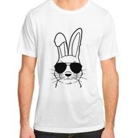 Bunny Face With Sunglasses Easter Day Adult ChromaSoft Performance T-Shirt