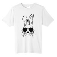 Bunny Face With Sunglasses Easter Day Tall Fusion ChromaSoft Performance T-Shirt