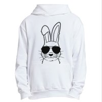 Bunny Face With Sunglasses Easter Day Urban Pullover Hoodie