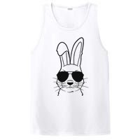 Bunny Face With Sunglasses Easter Day PosiCharge Competitor Tank