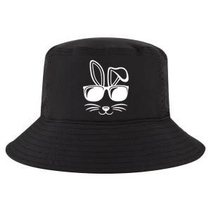 Bunny Face With Sunglasses Easter Day Cool Comfort Performance Bucket Hat