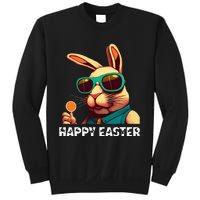 Bunny Face With Sunglasses funny Easter Day Sweatshirt