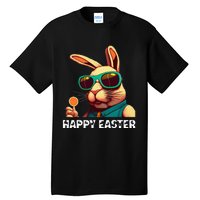 Bunny Face With Sunglasses funny Easter Day Tall T-Shirt