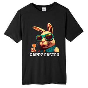 Bunny Face With Sunglasses funny Easter Day Tall Fusion ChromaSoft Performance T-Shirt