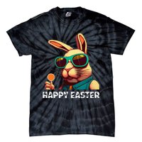 Bunny Face With Sunglasses funny Easter Day Tie-Dye T-Shirt