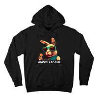 Bunny Face With Sunglasses funny Easter Day Tall Hoodie