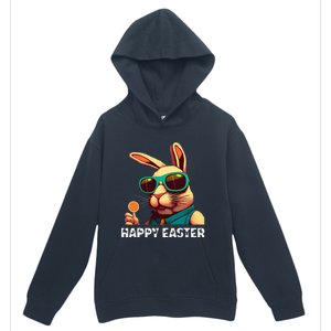 Bunny Face With Sunglasses funny Easter Day Urban Pullover Hoodie