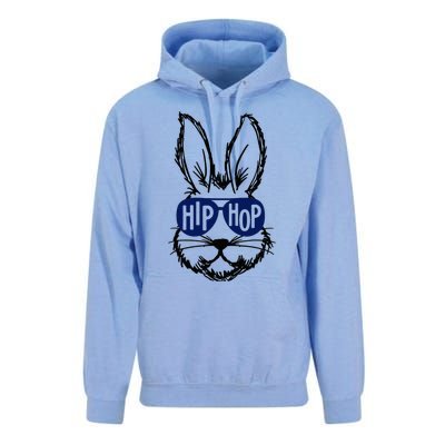 Bunny Face With Sunglasses Hip Hop For Easter Day Unisex Surf Hoodie